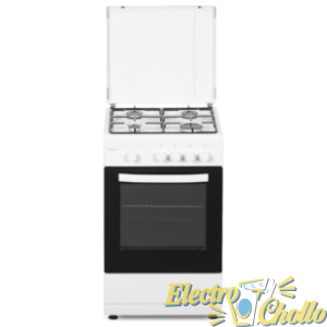 Cocina Nevir NVR-CB4H 4 Fuegos + Horno 50x85Cm Blanco